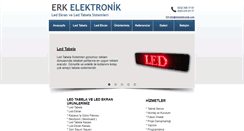 Desktop Screenshot of erkelektronik.com